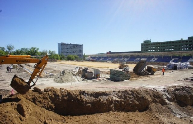 В Таганроге стадион "Торпедо" планируют сдать в эксплуатацию до февраля 2018 год